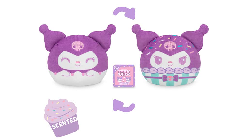 Las figuras de peluche de cupcake aromático de TeeTurtle Sanrio están hechas con amor.