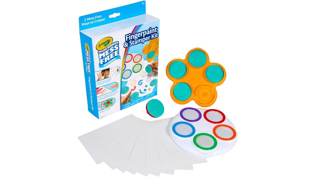 Crayola Color Wonder pintura de dedos y kit creativo de sellos
