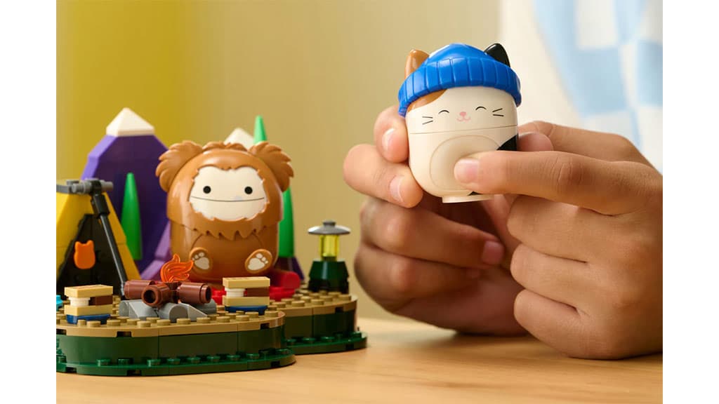 Jazwares BLDR Squishmallows Club de Aventura al Aire Libre Set de Construcción