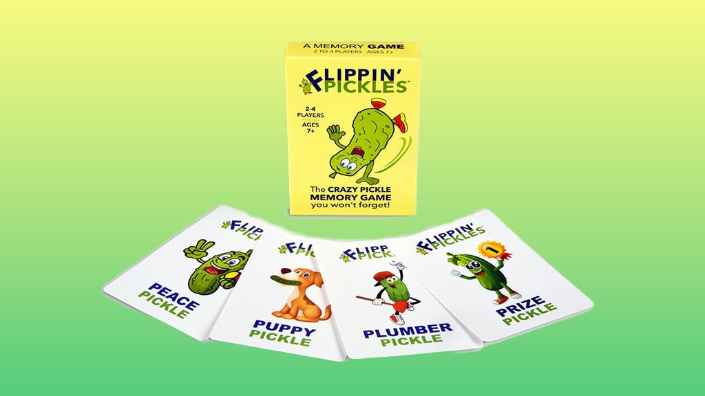 Este nuevo juego de cartas temático de pepino es realmente un gran número