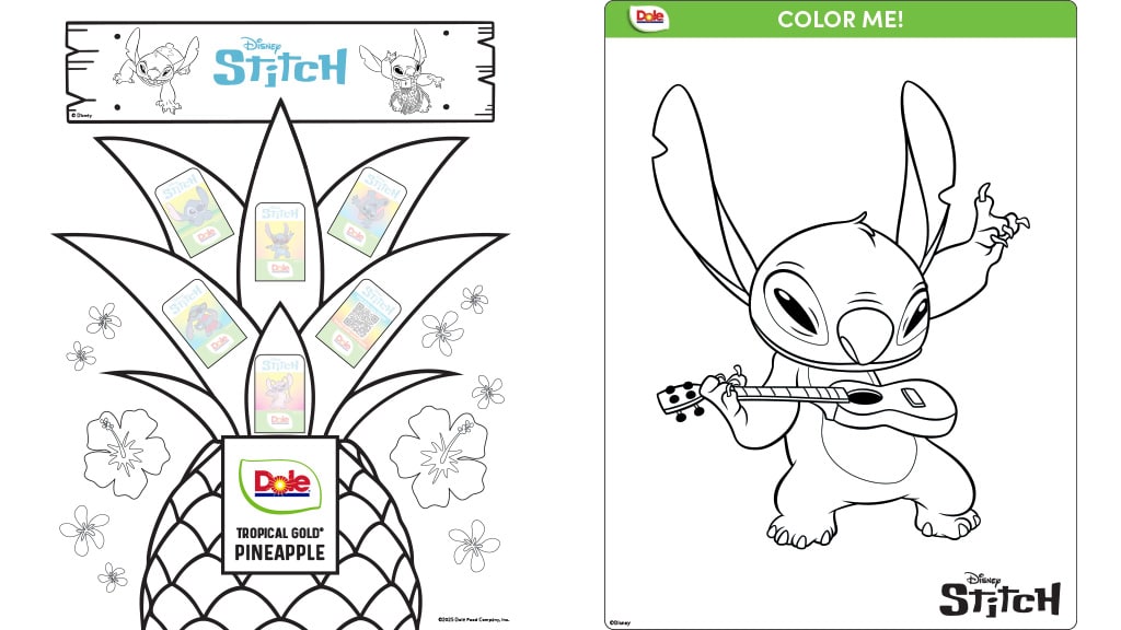 Las recetas de Dole Lilo y Stitch son perfectas para cualquier ohana