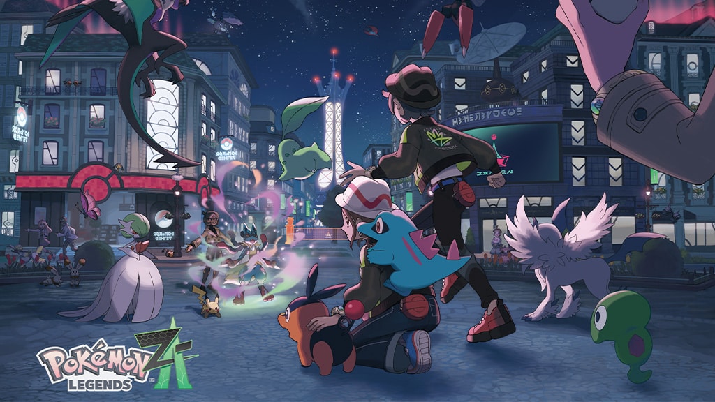 ¡Explora Lumiose City en el lanzamiento de Pokémon Legends: Z-A Switch 2!