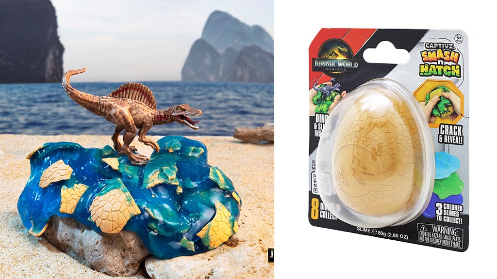 Los niños pueden dar vida a sus propios dinosaurios con los juguetes ToyMonster Jurassic World Renacimiento