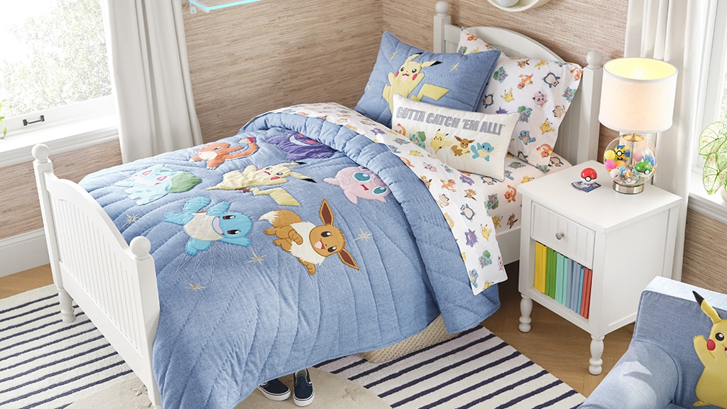 Pottery Barn Kids presenta su nueva colección de Pokémon