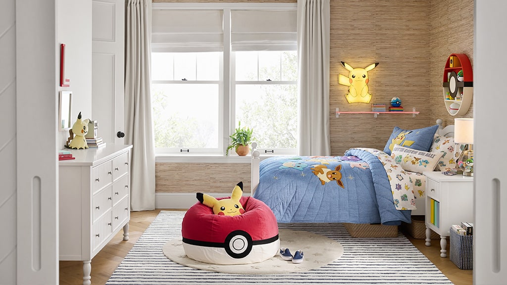 Pottery Barn Kids presenta su nueva colección de Pokémon
