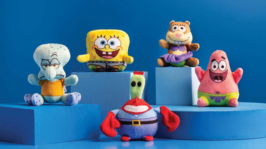 Basic Fun! Micro Teenies SpongeBob paquete de 5 unidades