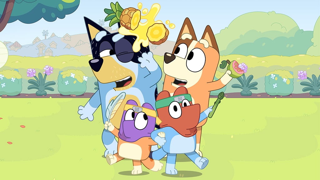 Bluey se une a Fruit Ninja para diversión frutal