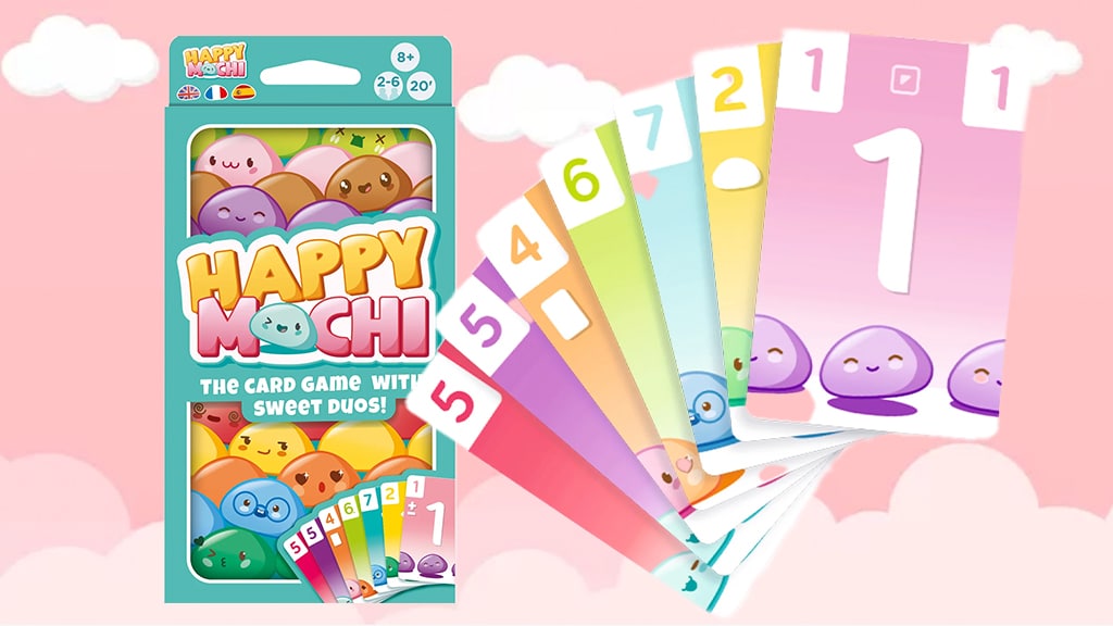 Satisface tu antojo de dulces con el juego de cartas Asmodee Happy Mochi