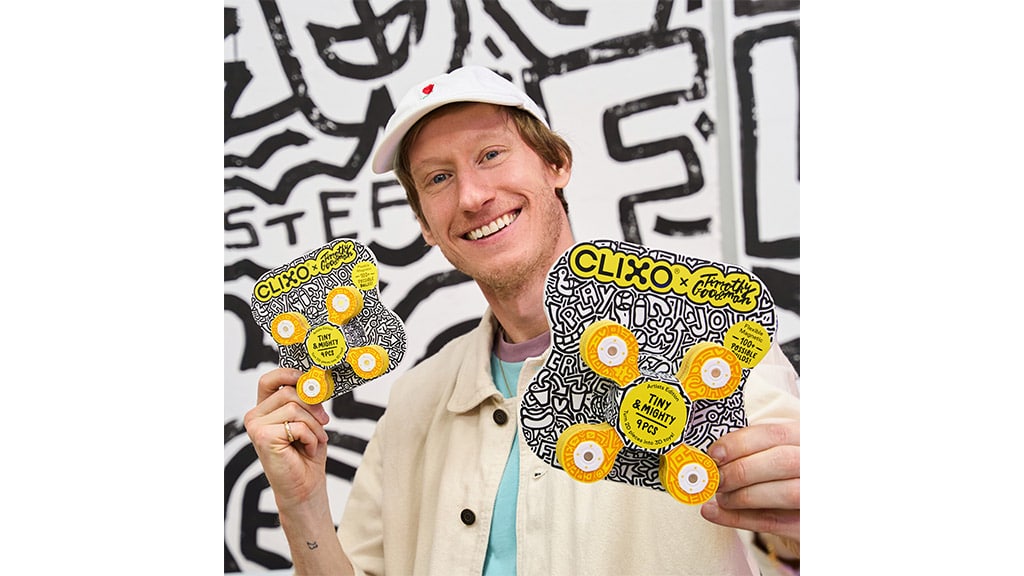 Clixo se asocia con el artista Timothy Goodman para la experiencia de garabateo magnético