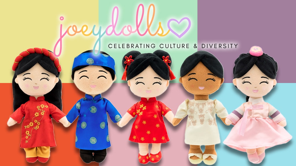 Las familias pueden celebrar la herencia asiática con la nueva colección de mini peluches de Joeydolls