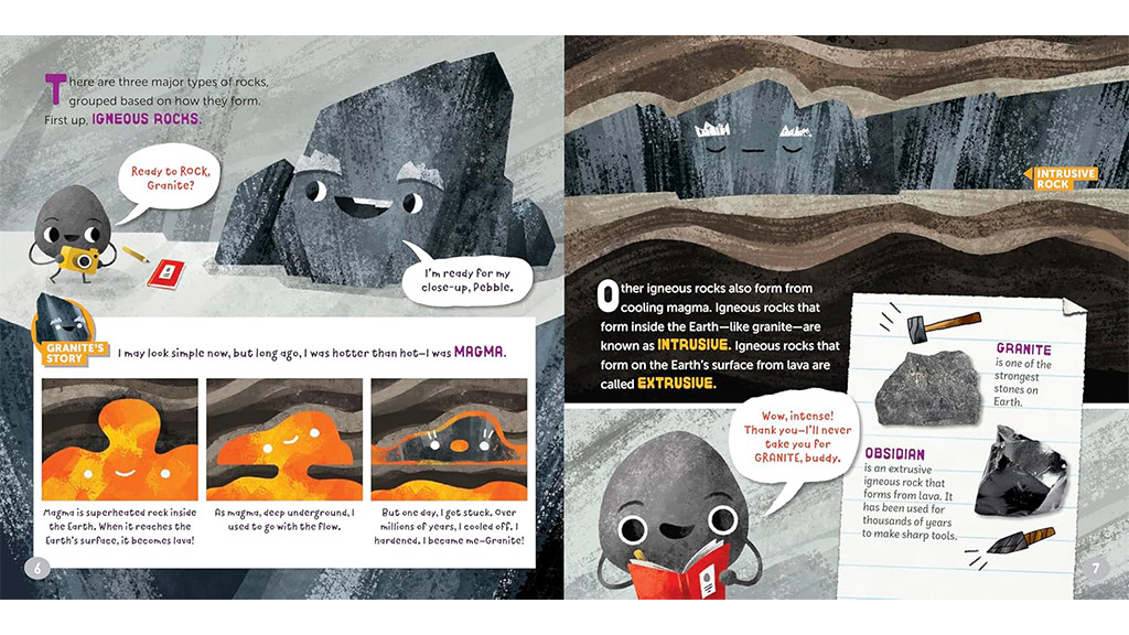 Este nuevo libro ilustrado lo revela todo sobre las piedras