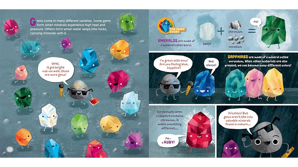 Este nuevo libro ilustrado lo revela todo sobre las piedras