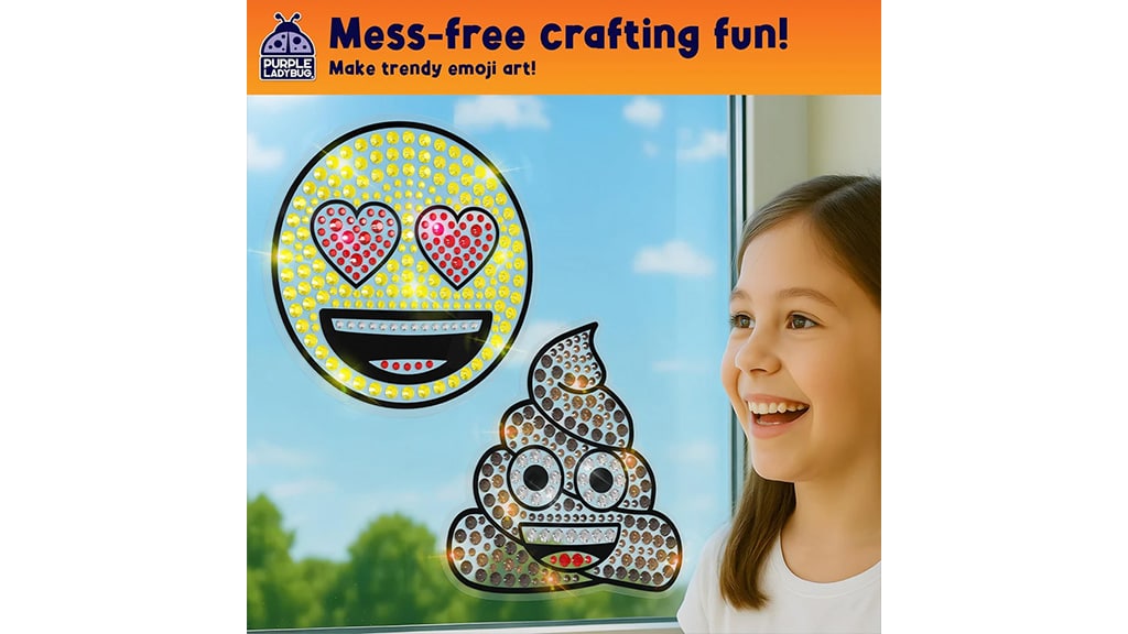 Emoji Caca y Amor gema adhesivo rompecabezas