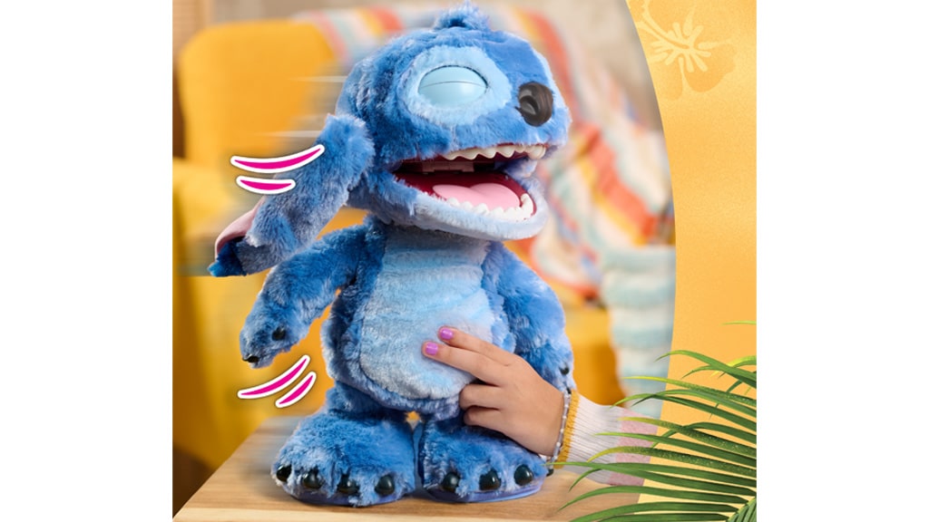 La nueva figura de peluche interactiva Stitch de Just Play promete emociones de otro mundo