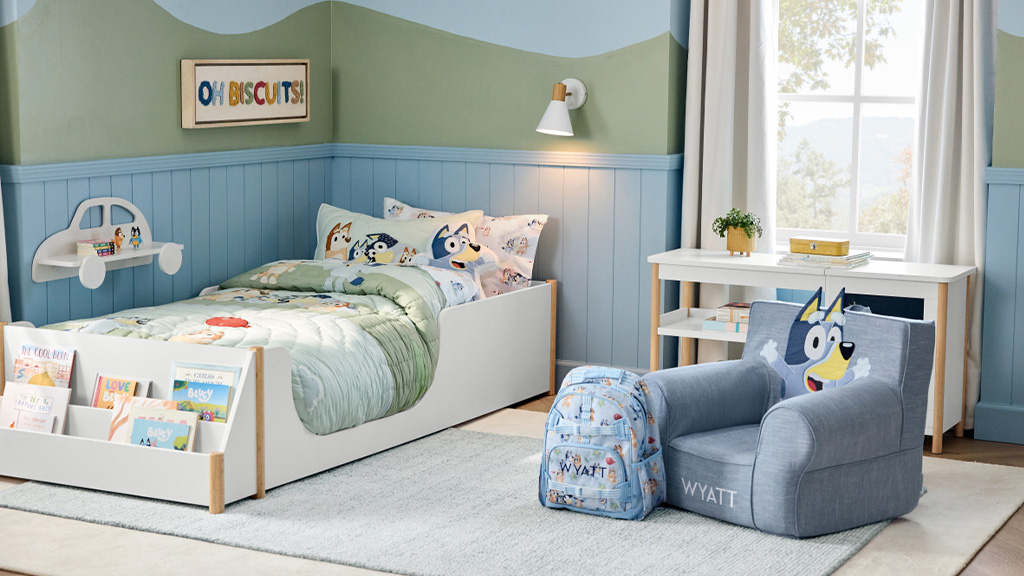 Se está preparando una nueva colección de Bluey en Pottery Barn Kids