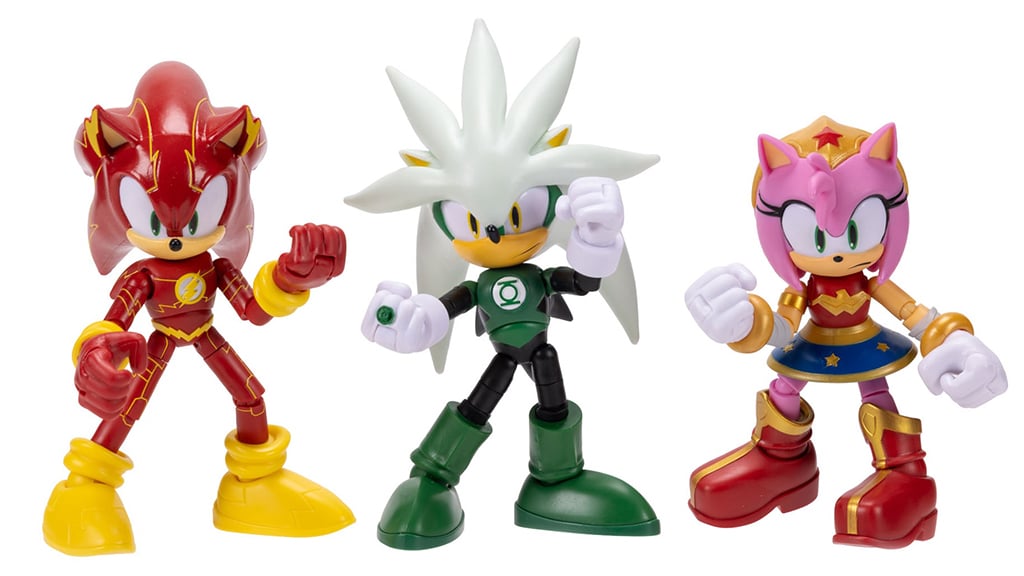 DC Comics y Sonic the Hedgehog unen fuerzas para una fantástica nueva colección de figuras