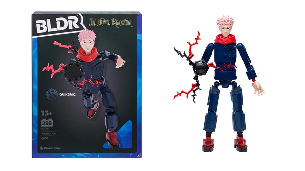 Jazwares BLDR Jujutsu Kaisen Yuji Itadori set de construcción