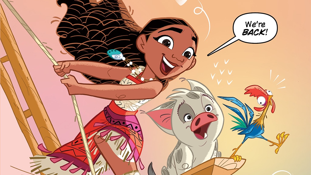 Los niños pueden descubrir qué hay más allá de las fronteras con el cómic de Papercutz Vaiana 2