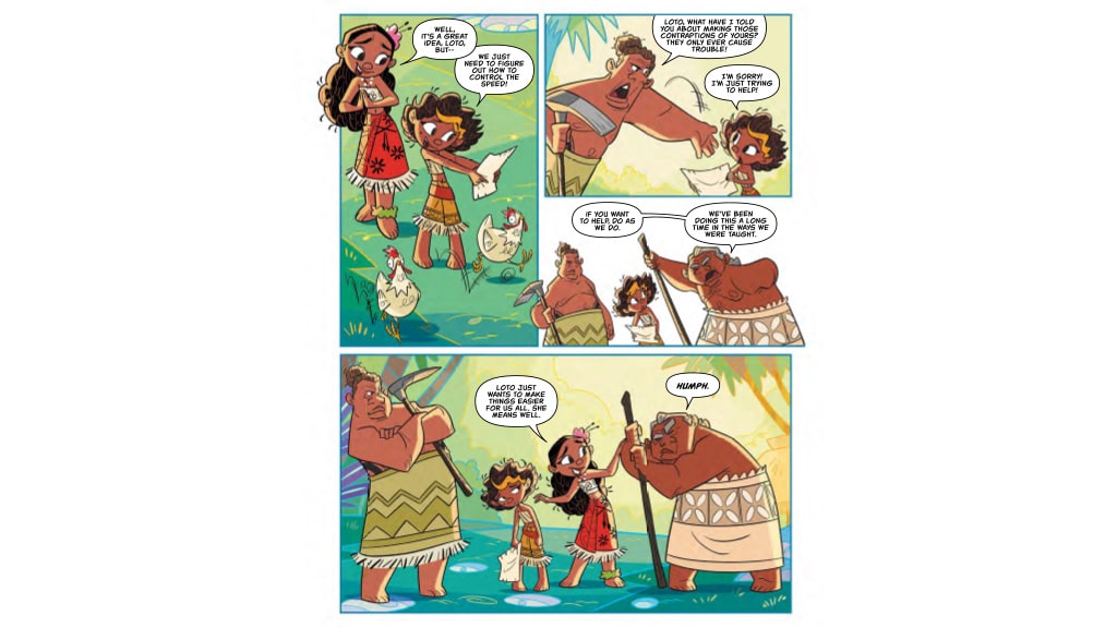 Los niños pueden descubrir qué hay más allá de las fronteras con el cómic de Papercutz Vaiana 2