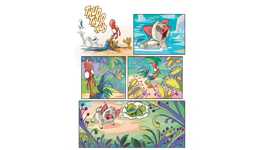 Los niños pueden descubrir qué hay más allá de las fronteras con el cómic de Papercutz Vaiana 2