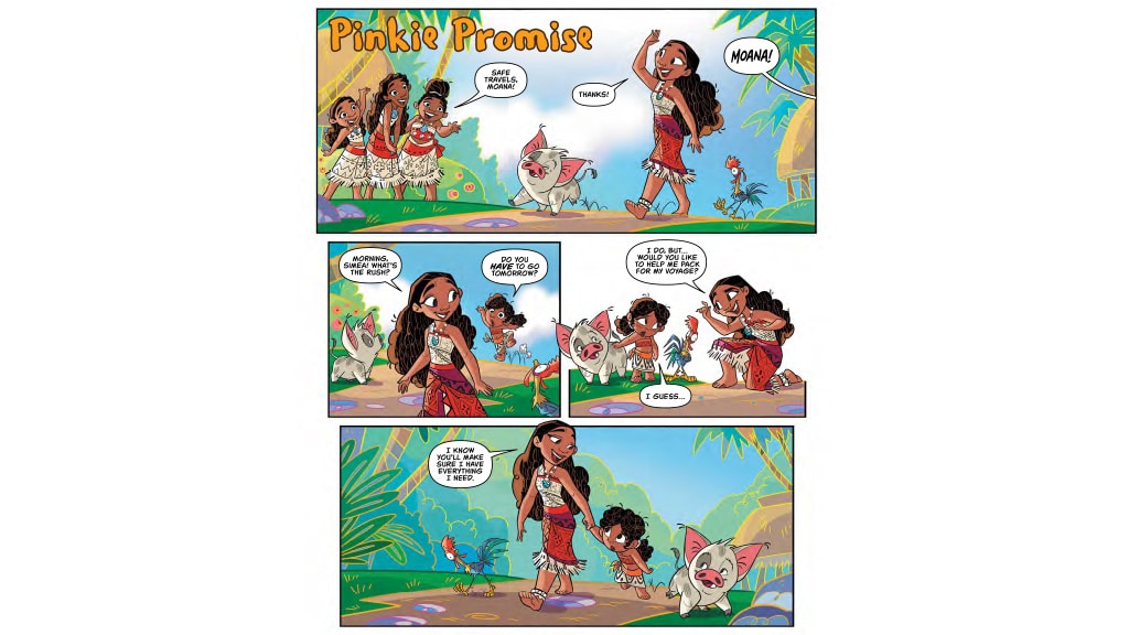 Los niños pueden descubrir qué hay más allá de las fronteras con el cómic de Papercutz Vaiana 2