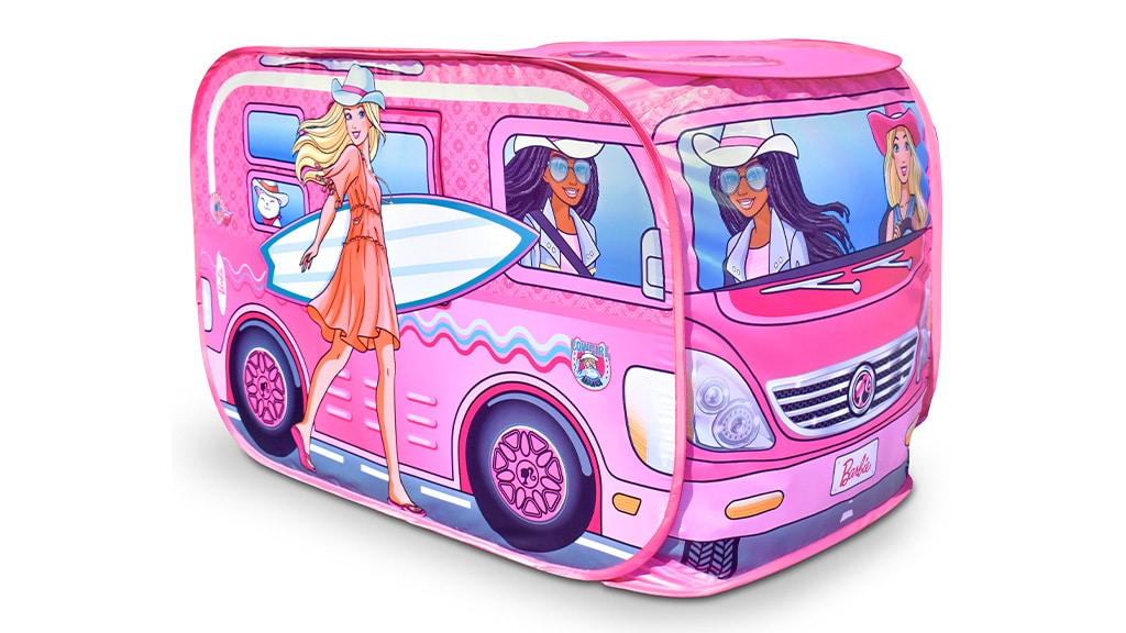 Sunny Days Entertainment Barbie vaquera caravana tienda pop-up