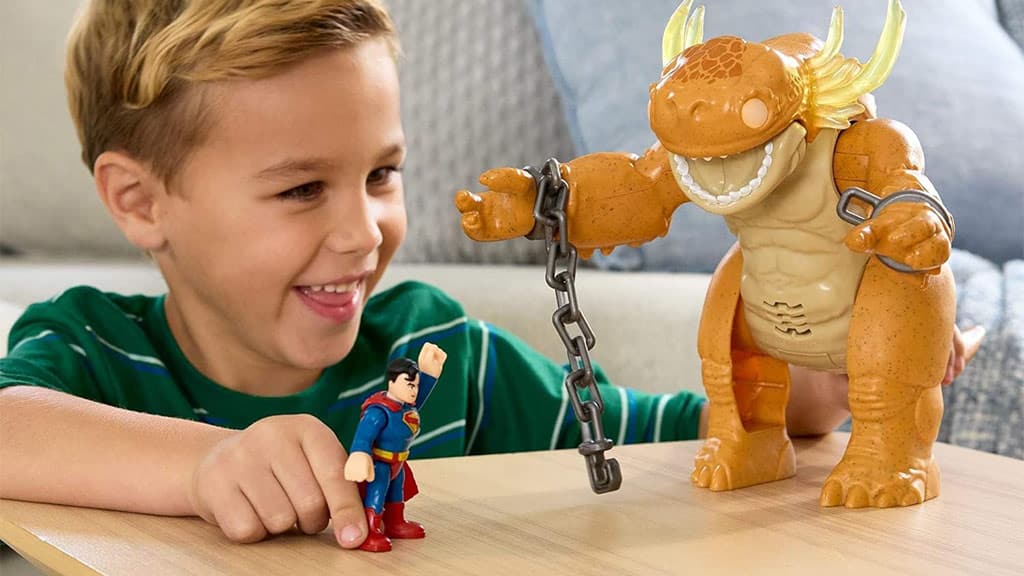 Fisher-Price Imaginext Superman Kaiju enfrentamiento
