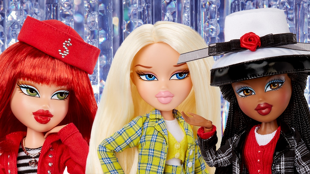 Muestra la moda de los años 90 mientras juegas con las nuevas muñecas Bratz Clueless