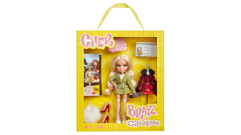 Muestra la moda de los años 90 mientras juegas con las nuevas muñecas Bratz Clueless