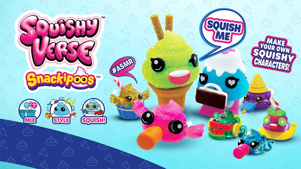 Adorables delicias de Snackipoos de Squishyverse
