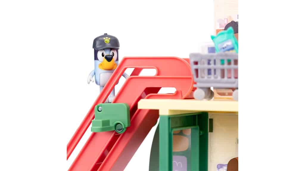 ¡Pon a Bluey en tu carrito de compras con este set de juego de supermercado!
