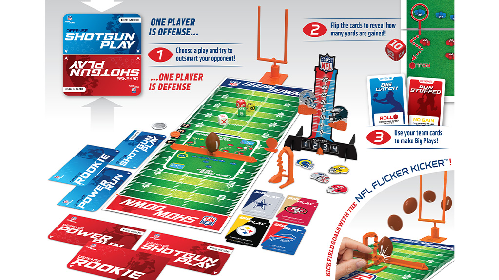 Buffalo Games trae la locura del fútbol a las reuniones familiares con nuevos juegos