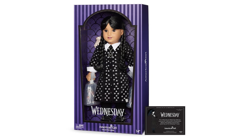 Los niños pueden unirse a la familia Addams con la última muñeca de American Girl.