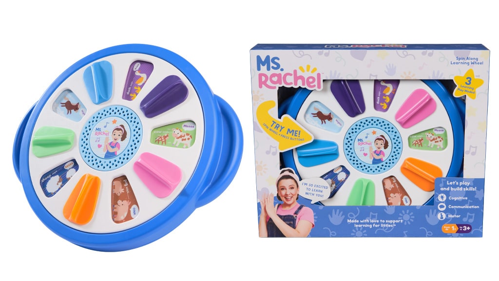 Desarrolla habilidades clave con los nuevos juguetes de Ms. Rachel