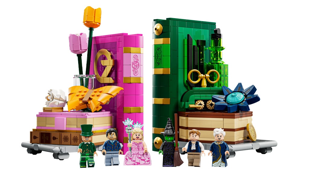 ¡Celebra el estilo de Glinda con los nuevos sets de Wicked: For Good de LEGO!