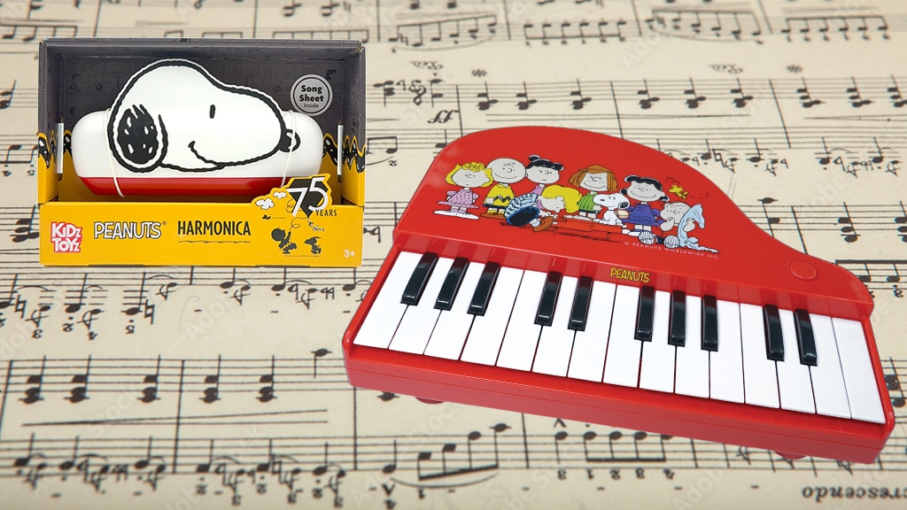 Nuevos juguetes musicales de Snoopy para un gran ambiente