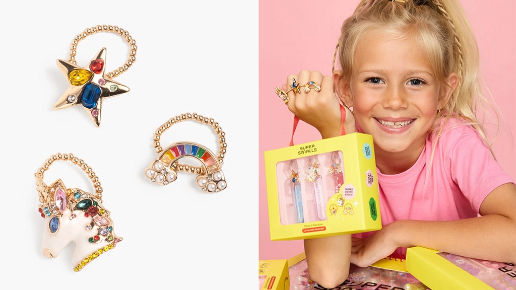 Los niños pueden combinar belleza y brillo con los nuevos kits creativos de Super Smalls