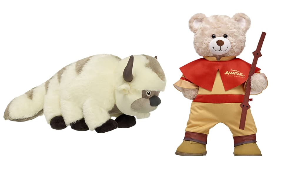 La nueva colección de Avatar: La leyenda de Aang de Build-A-Bear vuela alto