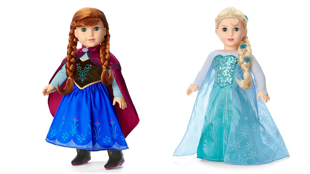 Anna y Elsa son las nuevas integrantes de las muñecas American Girl
