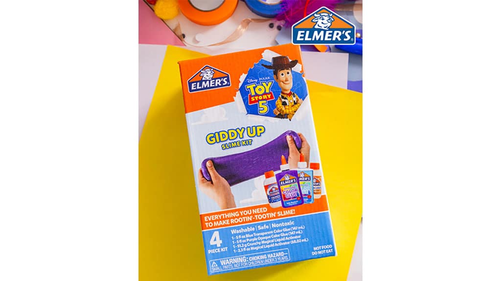 Sharpie y Elmer’s crean con los marcadores y slime conocidos de la película "Toy Story 5"