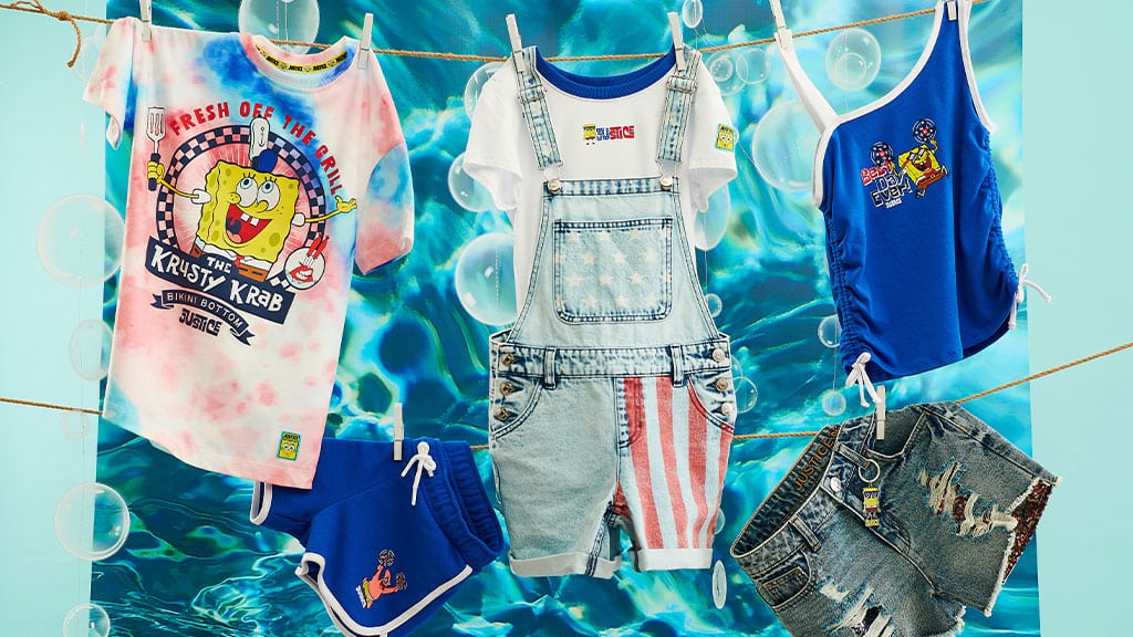 ¡Dirígete a Bikini Bottom con la nueva colección de SpongeBob de Justice!