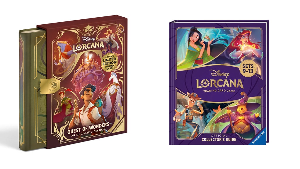 Descubre la historia de Disney Lorcana con los nuevos libros de juegos de Ravensburger