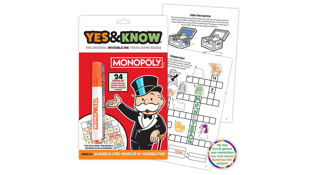 ¡Gana a lo grande con estos libros de Yes & Know de Hasbro basados en juegos de mesa!