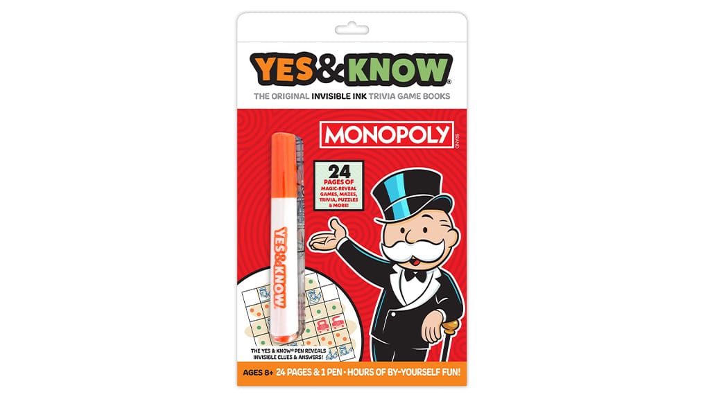 ¡Gana a lo grande con estos libros de Yes & Know de Hasbro basados en juegos de mesa!