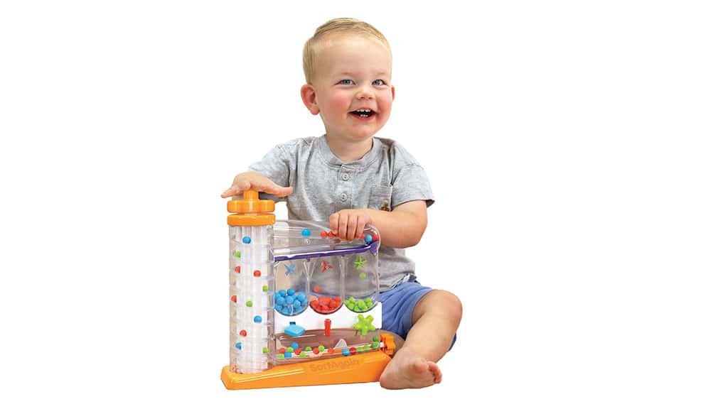 Fat Brain Toys SortAgain pista de canicas