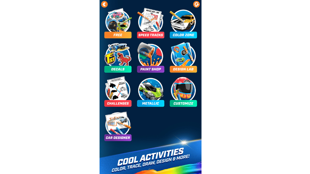 Los futuros competidores toman el control con el Juego para Colorear Hot Wheels de Mattel y Crayola