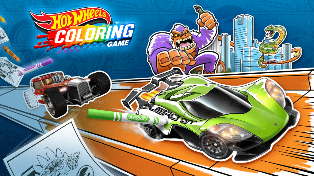 Los futuros competidores toman el control con el Juego para Colorear Hot Wheels de Mattel y Crayola