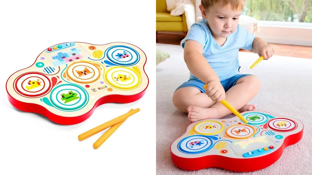 Los nuevos instrumentos de juguete de Hape son divertidos incluso a todo volumen