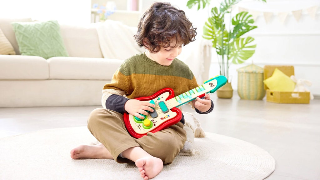 Los nuevos instrumentos de juguete de Hape son divertidos incluso a todo volumen
