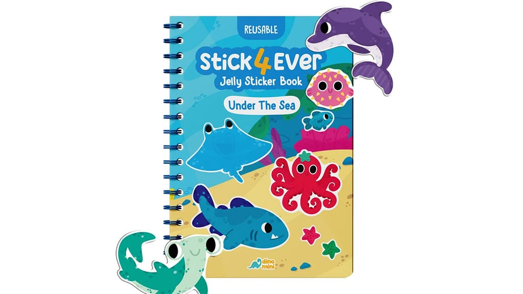 Dinomini Publishing - Stick4Ever libros de pegatinas de gel